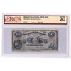550-36-04 1935 Bank of Nova Scotia $10 McLeod-Patterson, BCS Certified VF20 (minor tear)