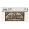 BC-25a 1937 Canada $20 Osbourne-Towers, A/E, Legacy Certified VF20 (tear)