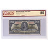 BC-25c 1937 Canada $20 Coyne-Towers, K/E, BCS Certified VF25 (tear)