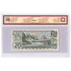 BC-50b-N8 1969 Canada $20 Lawson-Bouey, Binary Note, WZ, BCS Certified VF25 (tear)