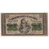 1870 Dominion 25 cent Shinplaster, Dickinson-Harington, Plain Series, Circ