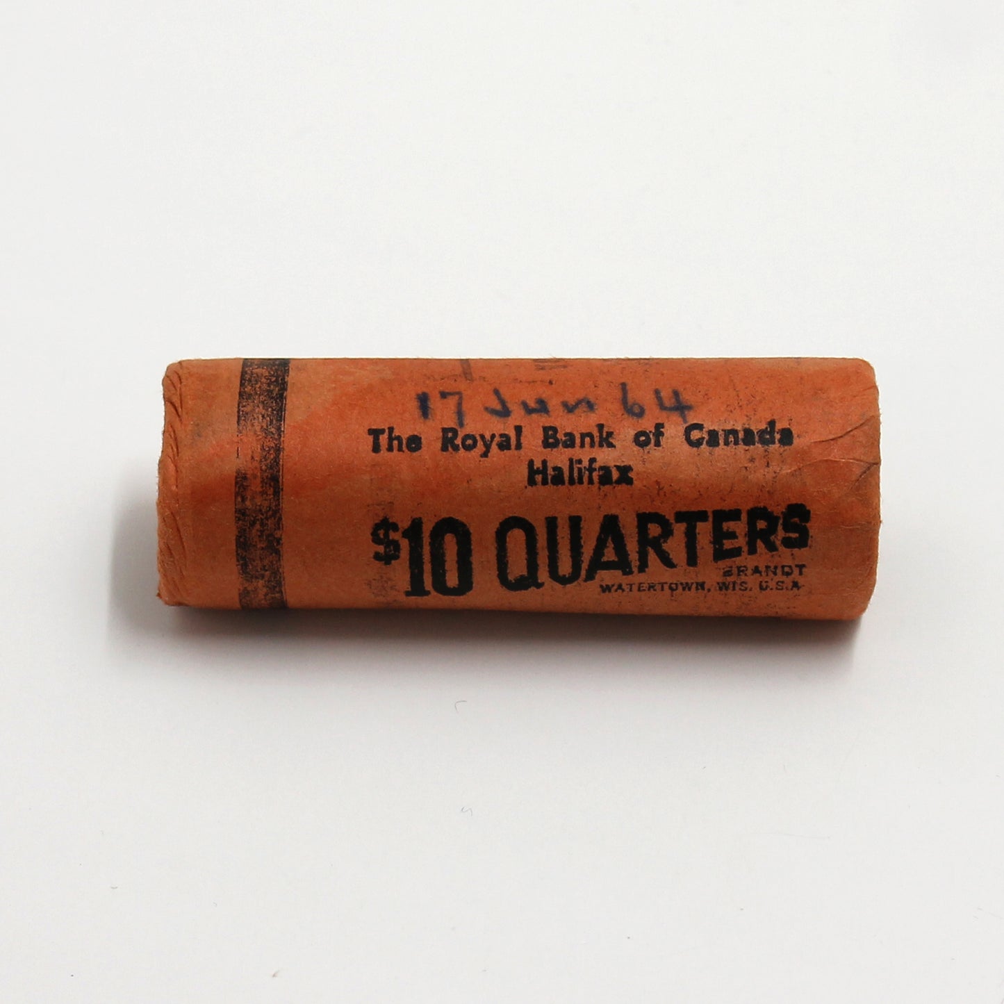 1964 Canada 25-cents Original Roll of 40pcs