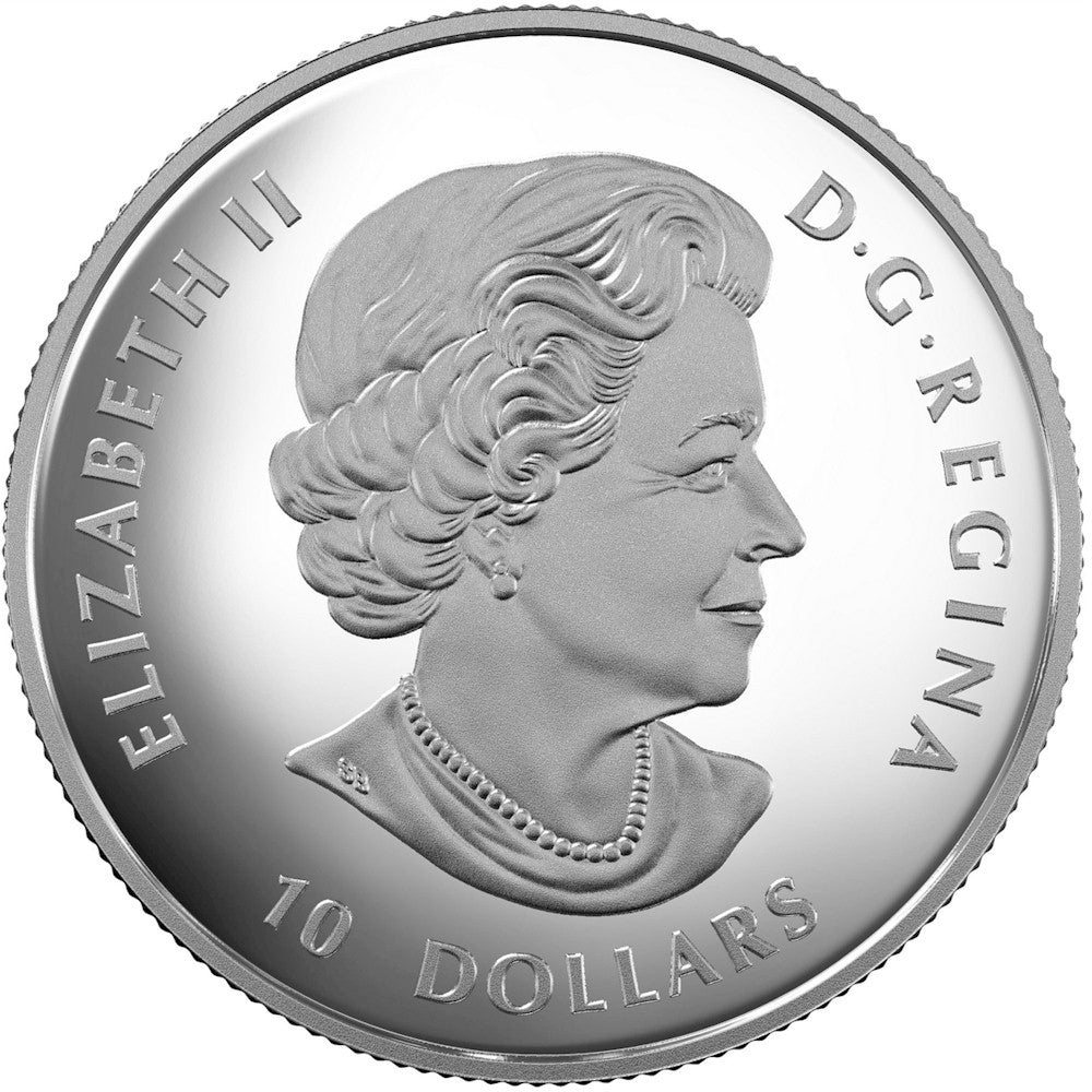 RDC 2016 Canada $10 Celebration of Love Fine Silver Coin (damaged capsule)