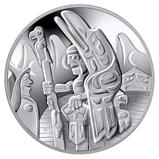 RDC 2005 Canada $30 Totem Pole Sterling Silver (Impaired)