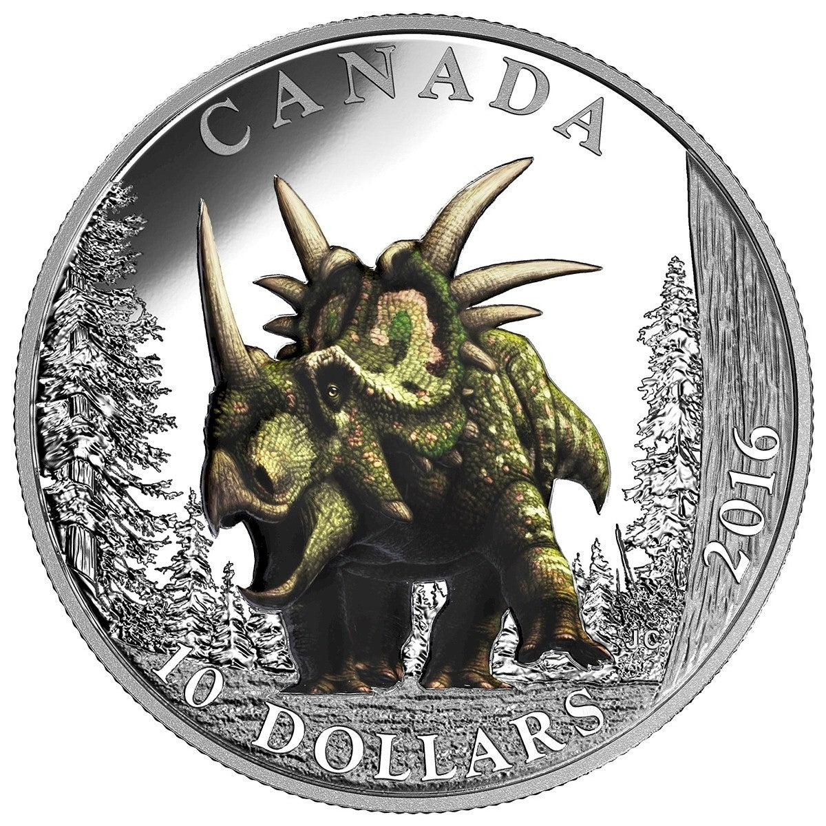 RDC 2016 Canada $10 Day of the Dinosaurs Fine Silver 3-Coin Set (No Tax) Impaired