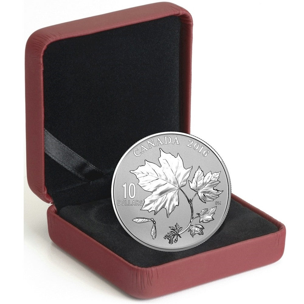RDC 2016 Canada $10 Maple Leaves Fine Silver (No Tax) impaired