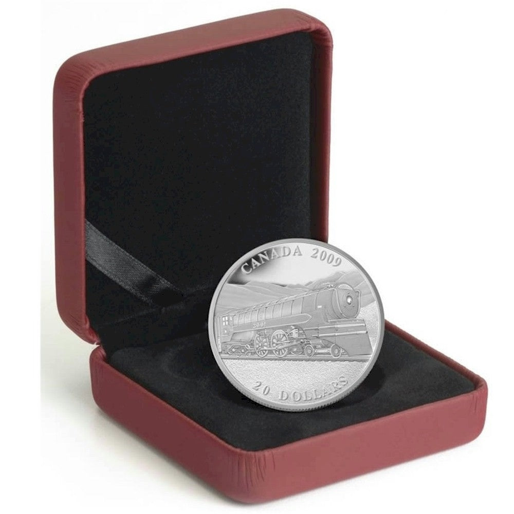 RDC 2009 $20 Great Canadian Locomotives - Jubilee Fine Silver (No Tax) (Damaged Sleeve)