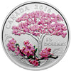 RDC 2016 Canada $15 Cherry Blossoms Fine Silver (No Tax) impaired
