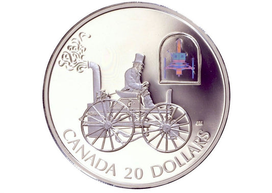 RDC 2000 Canada $20 Transportation Car - HS Taylor Sterling Silver (Issues)