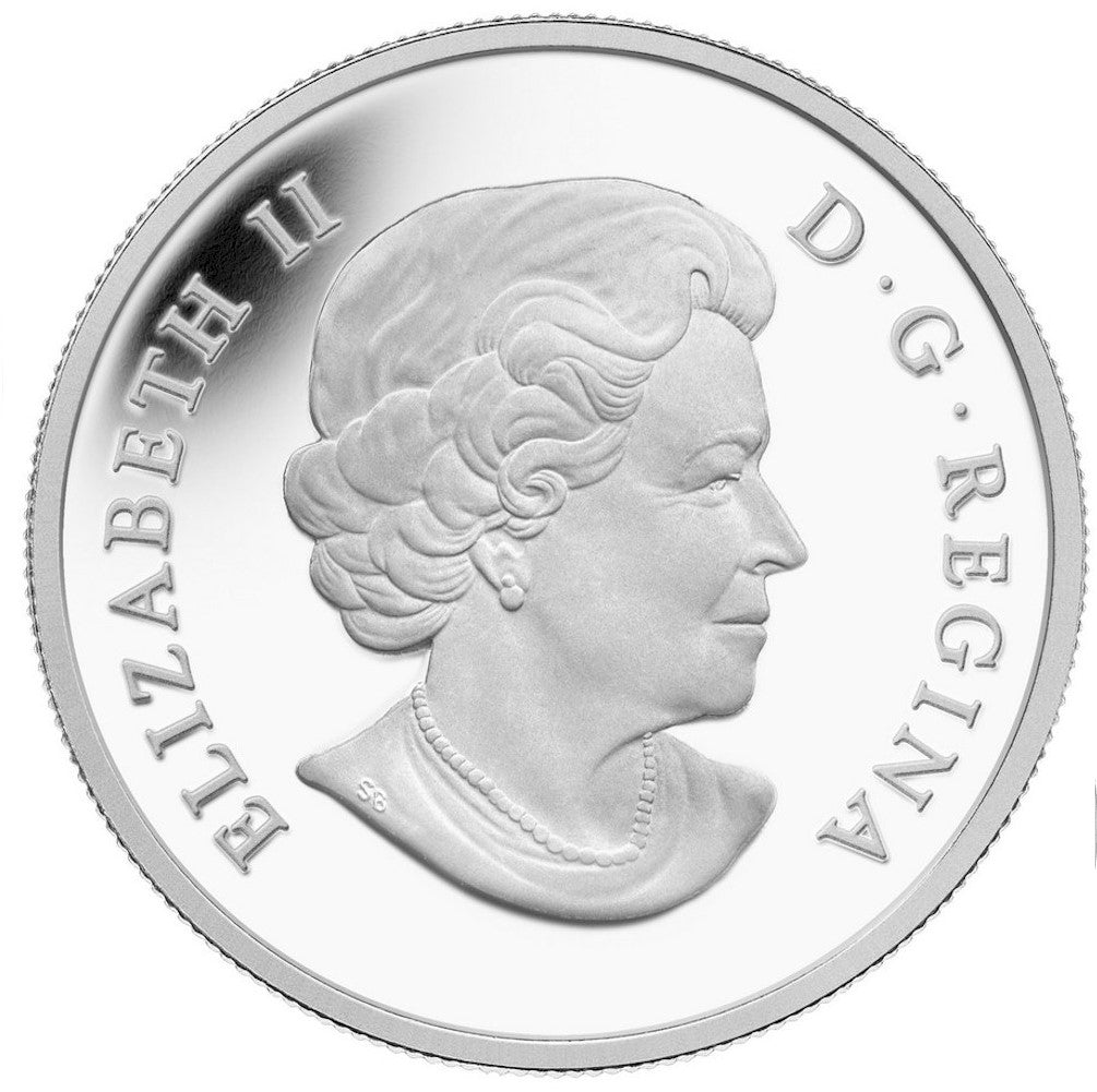 RDC 2015 Canada $25 Star Charts - Eternal Pursuit Silver (No Tax) scratched capsule