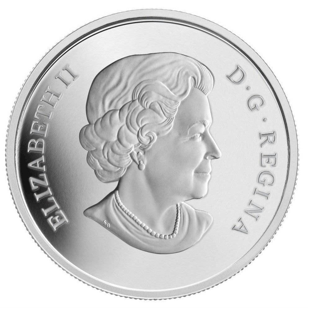 RDC 2011 Canada $20 Tulip with Venetian Glass Ladybug Fine Silver (Scratched capsule)