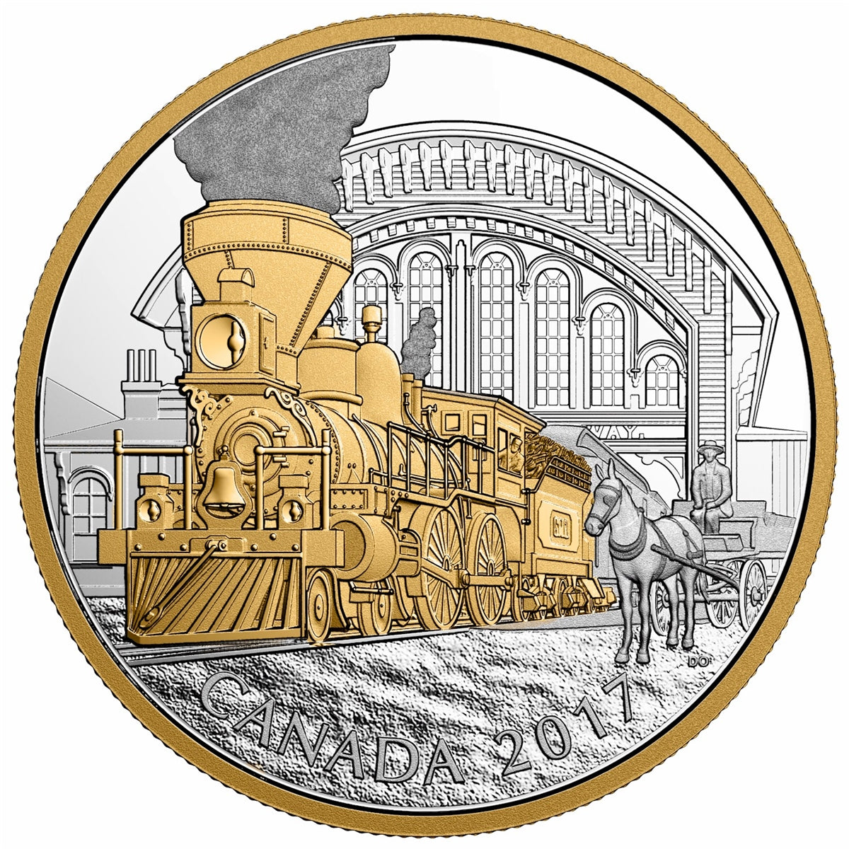 RDC 2017 $20 Locomotives Across Canada 3-Coin Set in Deluxe Tin (No Tax) impaired