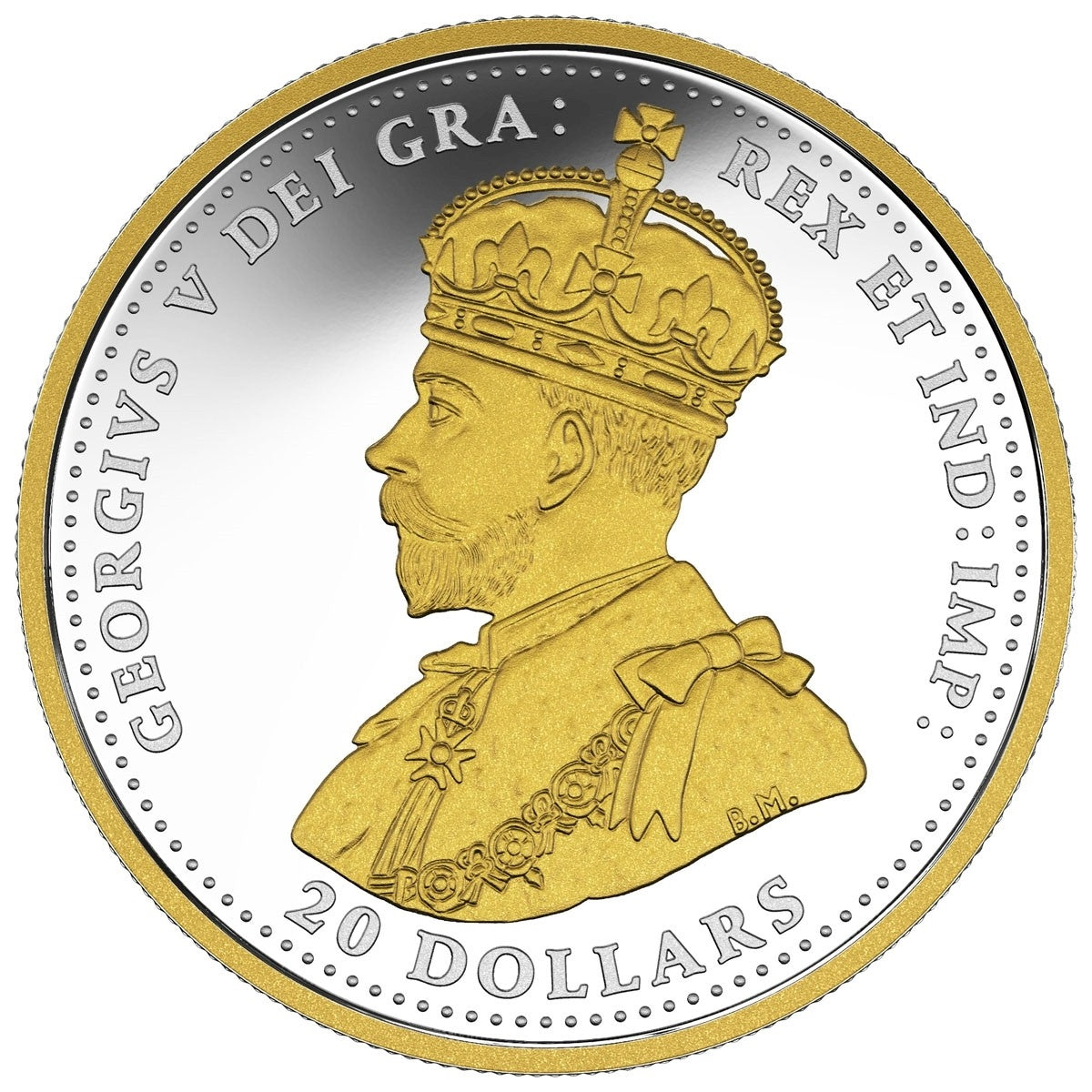 RDC 2018 Canada $20 First World War Allied Forces - France Fine Silver (No Tax) scratched capsule