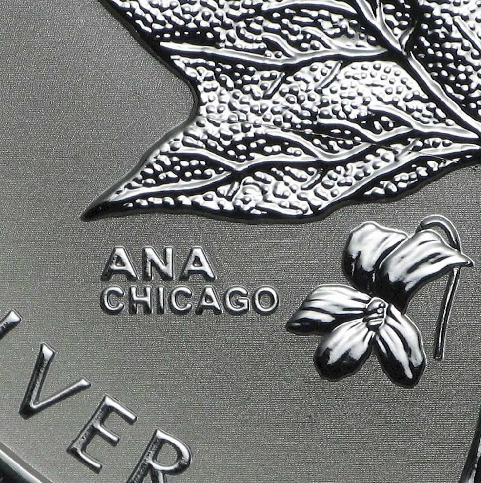 RDC 2015 Canada $5 Violet Privy - ANA Chicago State Flower (No Tax) lightly toned