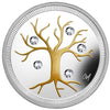 RDC 2014 Canada $3 Jewel of Life Fine Silver Coin (impaired)