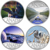 RDC 2017 $10 Celebrating Canada's 150th Silver 13-coin Set (No Tax) ripped sleeve