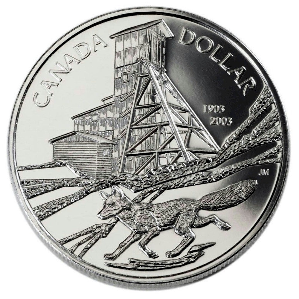 RDC 2003 Canada Brilliant Uncirculated Dollar-Cobalt Strike (No Tax) Impaired