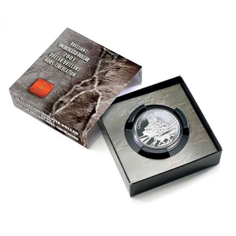 RDC 2003 Canada Brilliant Uncirculated Dollar-Cobalt Strike (No Tax) Impaired