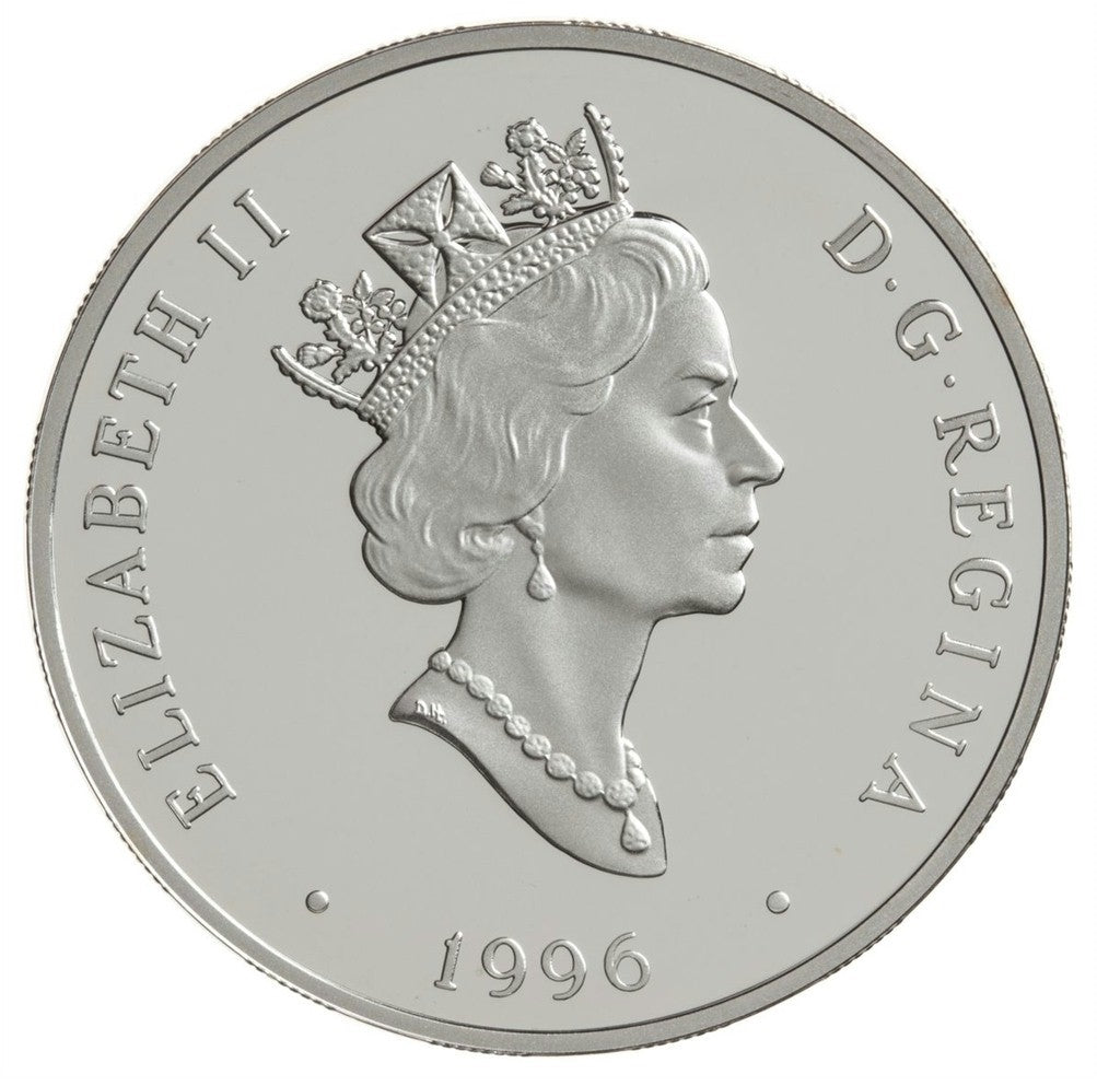 RDC 1996 Canada $20 Aviation - Avro CF-100 Canuck Sterling Silver (Impaired)