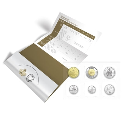 RDC 2018 Classic Canadian Uncirculated Proof Like Set - Envelope Scuffed