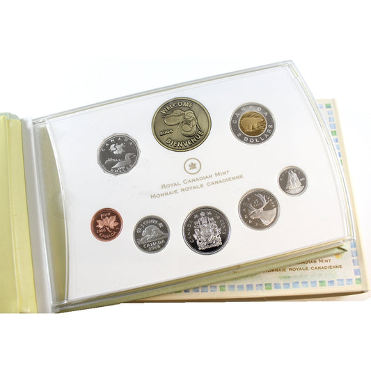RDC 2006 Canada Baby Sterling Silver Proof Set w/ Medallion (impaired)