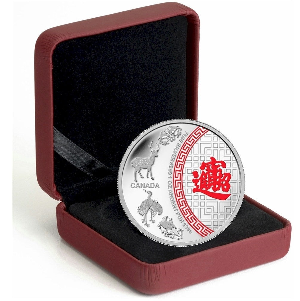 RDC 2014 Canada $5 Five Blessings Fine Silver Coin (No Tax) impaired