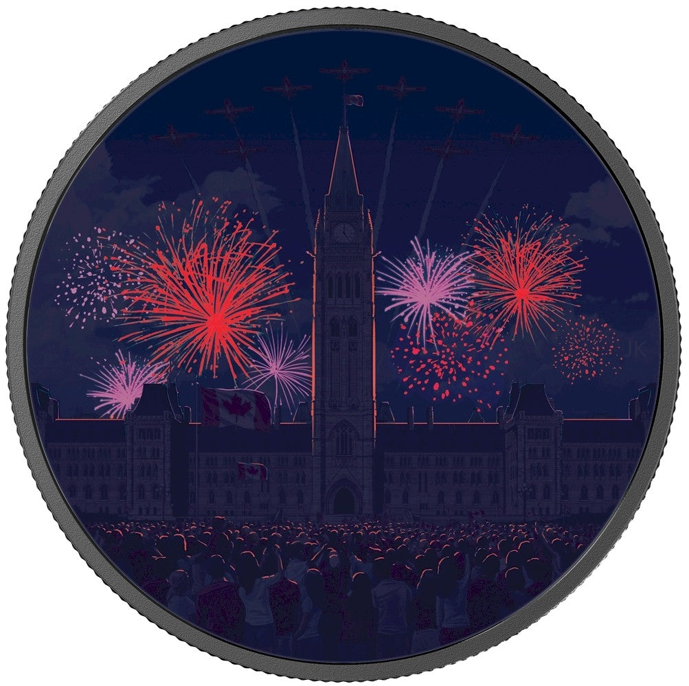 RDC 2017 $30 Celebrating Canada Day Fine Silver Coin (No Tax) impaired