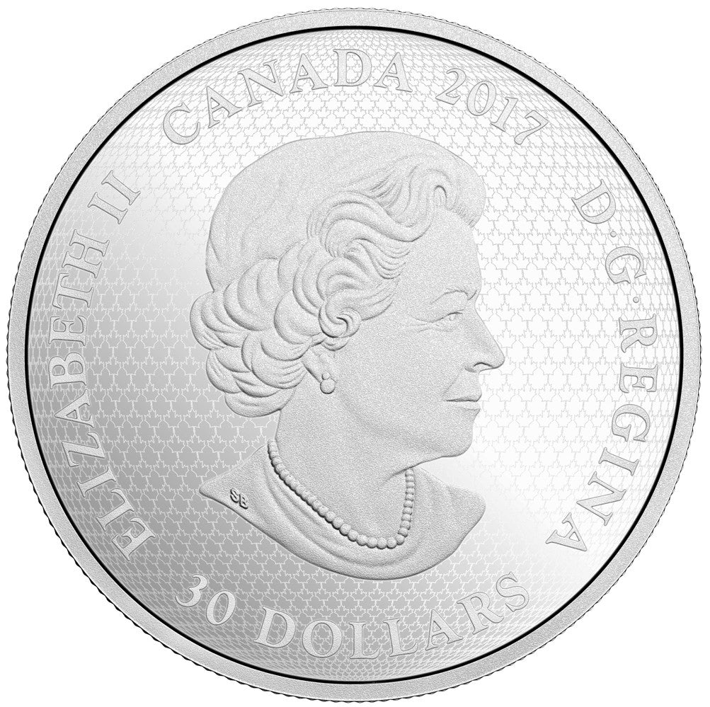 RDC 2017 $30 Celebrating Canada Day Fine Silver Coin (No Tax) impaired