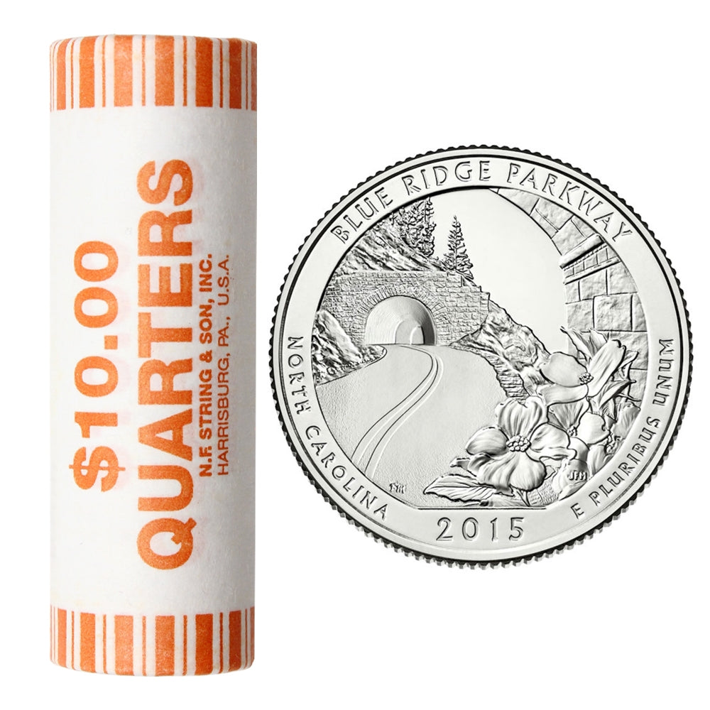 Blue Ridge Token 2015 US National Parks - Blue Ridge Parkway D - Original Roll of 40pcs ...