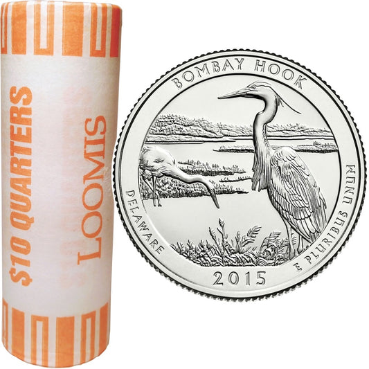2015 US National Parks - Bombay Hook D - Original Roll of 40pcs