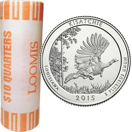 2015 US National Parks Quarters - Kisatchie P - Original Roll of 40pcs