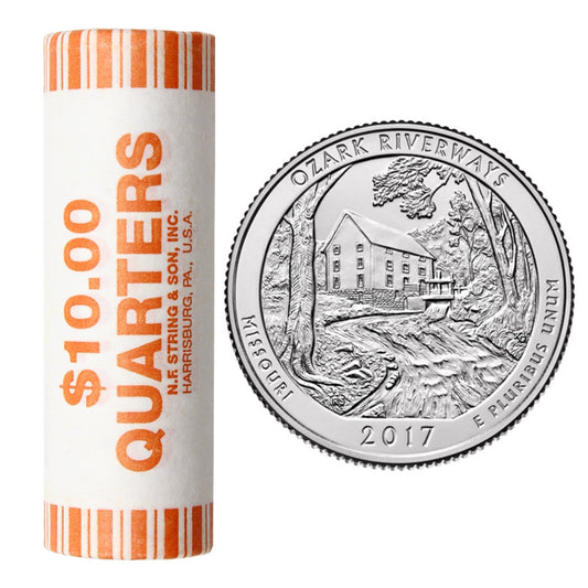 2017 US National Parks - Ozark National Scenic Riverways D - Original Roll of 40pcs