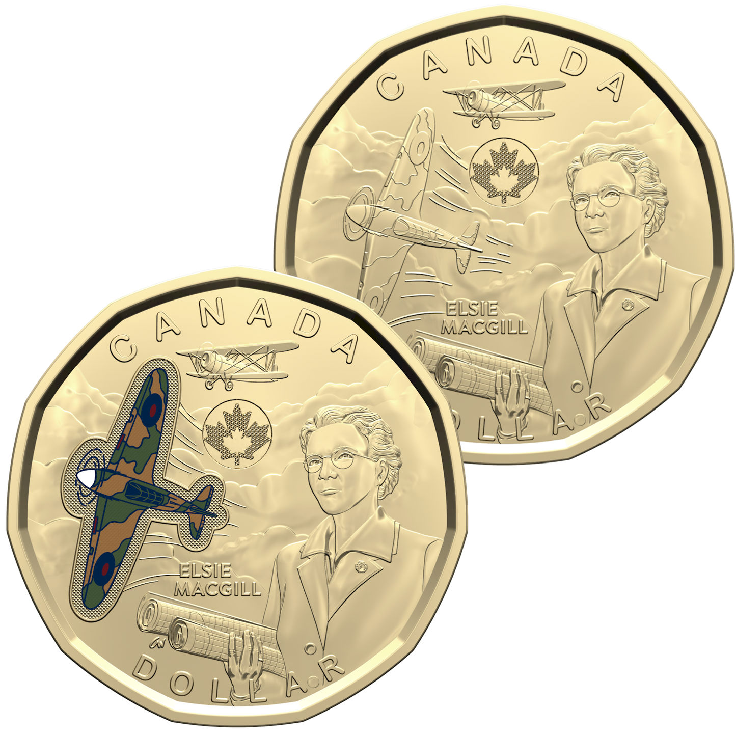 2023 Canada $1 Mixed Honouring Elsie MacGill Original Roll of 25pcs