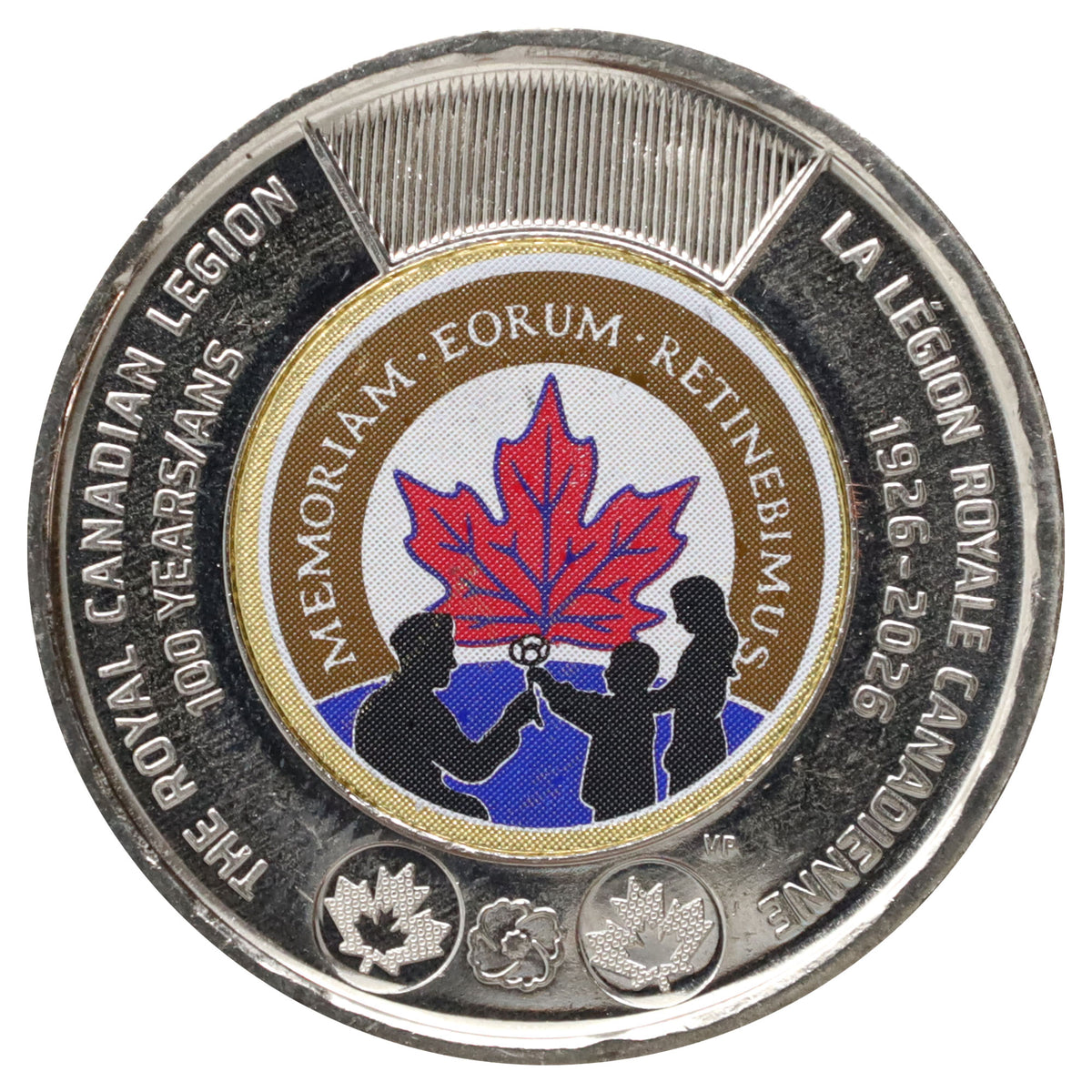 2026 Mixed $2 100th Anniversary of the Royal Canadian Legion Regular Wrapped Roll of 25pcs