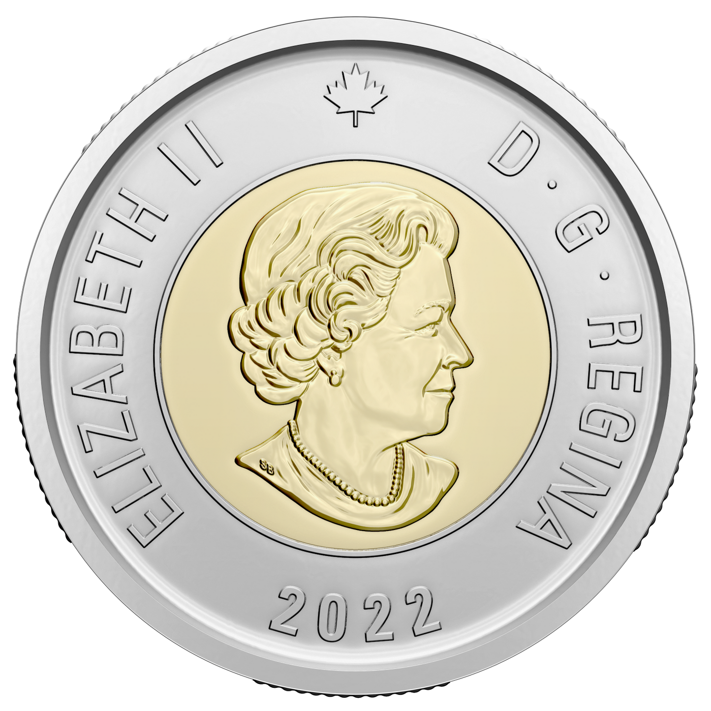 2022 Canada $2 Uncoloured 50th Anniversary of the Summit Series Special Wrap Roll of 25pcs
