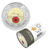 2025 Coloured $2 Honouring Canada's Unknown Soldier Special Wrapped Roll of 25pcs