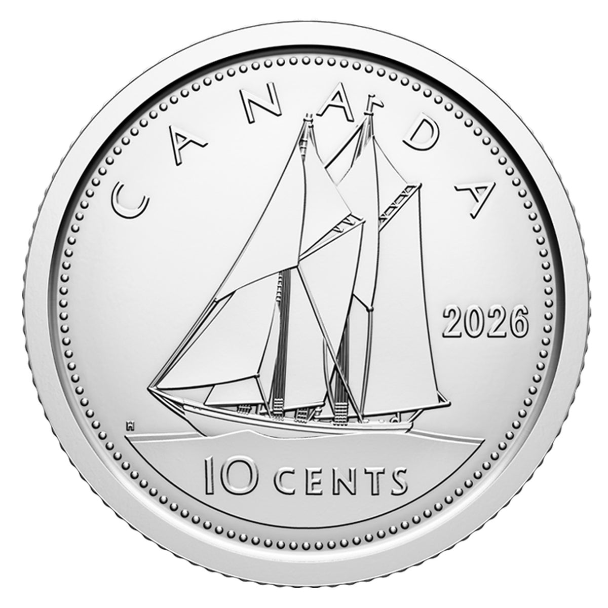 2026 Canada 10-cent Special Wrapped Roll of 50pcs
