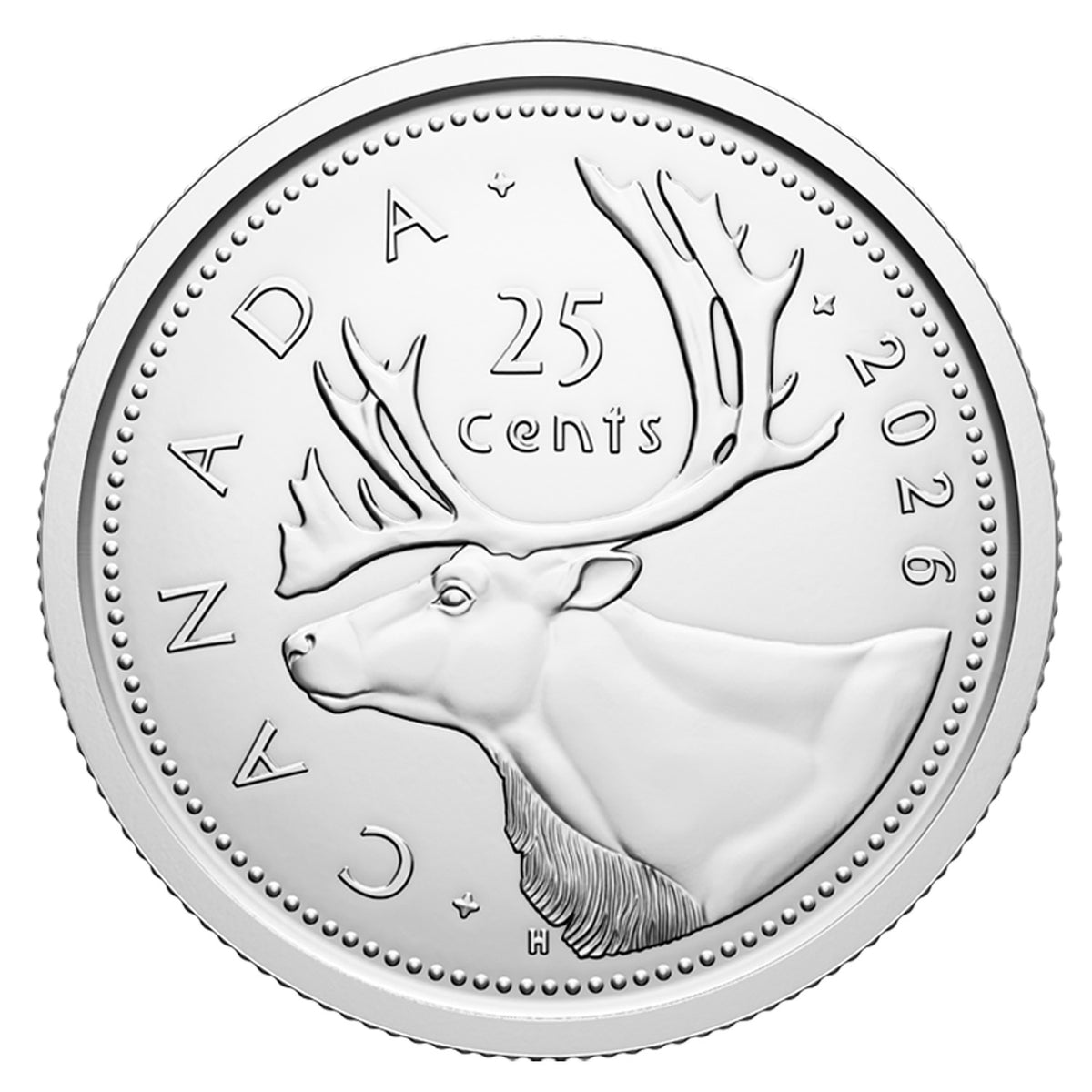 2026 Canada 25-cents Special Wrapped Roll of 40pcs