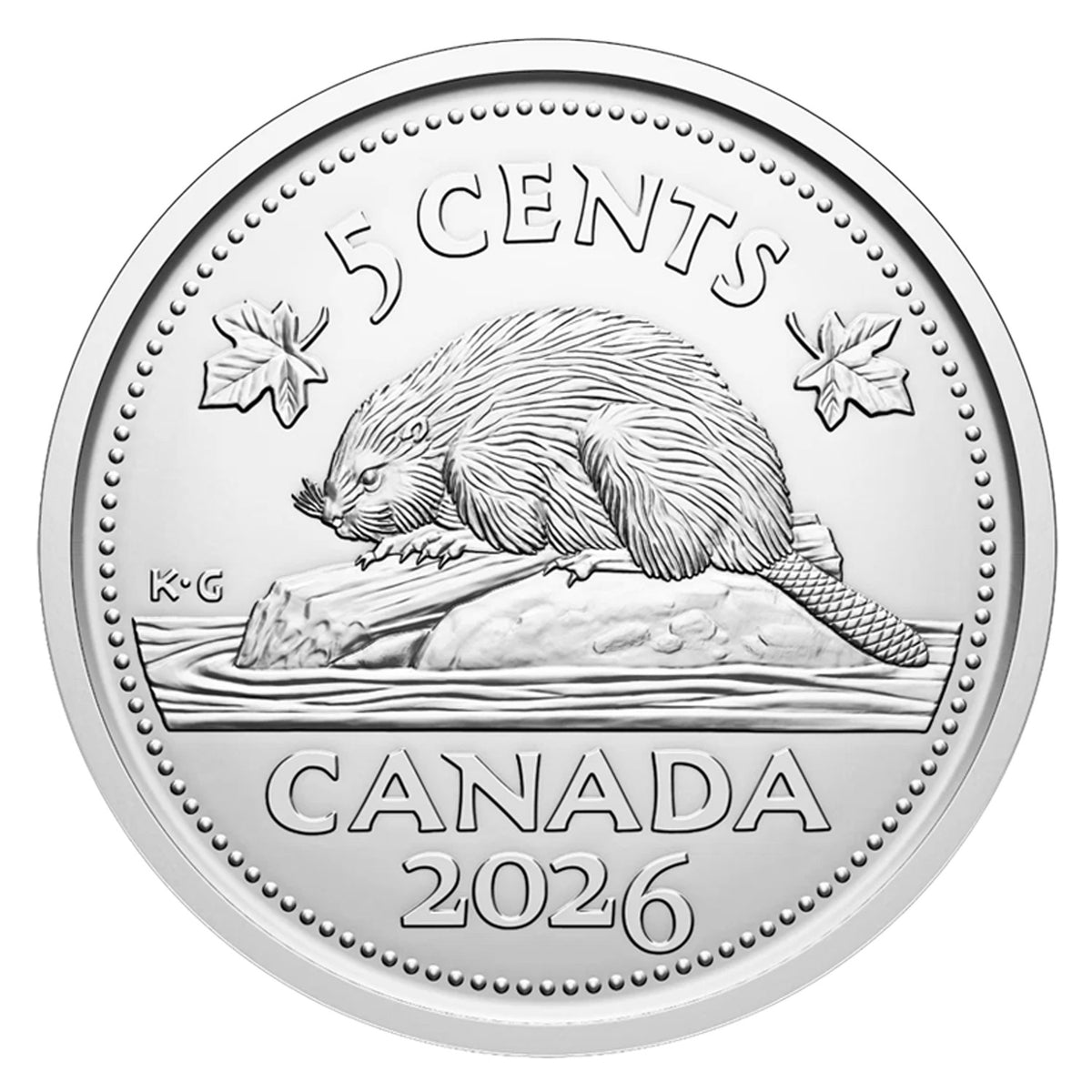 2026 Canada 5-cent Special Wrapped Roll of 40pcs