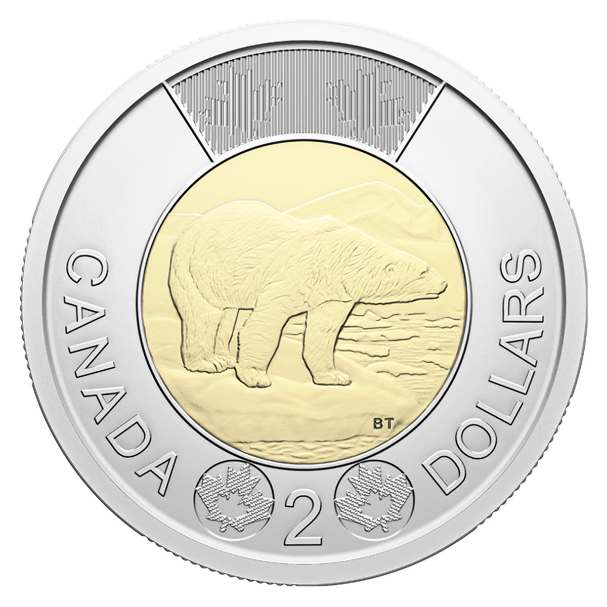 2026 Canada $2 Polar Bear Special Wrapped Roll of 25pcs