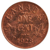 1928 Canada 1-cent Brilliant Uncirculated (MS-63) Scratched