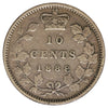 1888 Canada 10-cents Very Fine (VF-20) Scratched