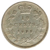 1898 Obv. 5 Canada 10-cents F-VF (F-15) Scratched