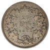 1885 Straight Top 5 Canada 25-cents Very Good (VG-8) Impaired
