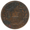 1876H Newfoundland 1-cent F-VF (F-15) Impaired