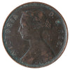 1890 Newfoundland 1-cent F-VF (F-15) Impaired