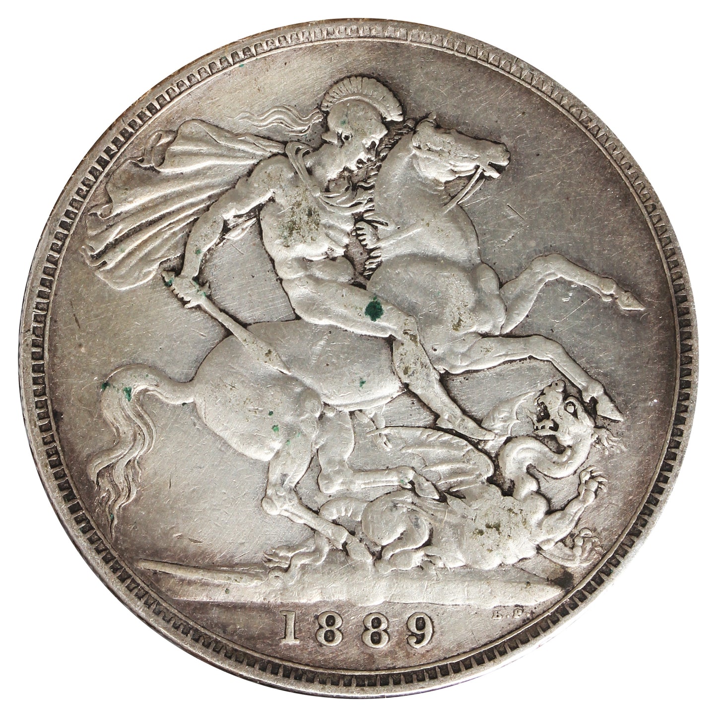 Great Britain 1889 Crown Very Fine (VF20) Impaired