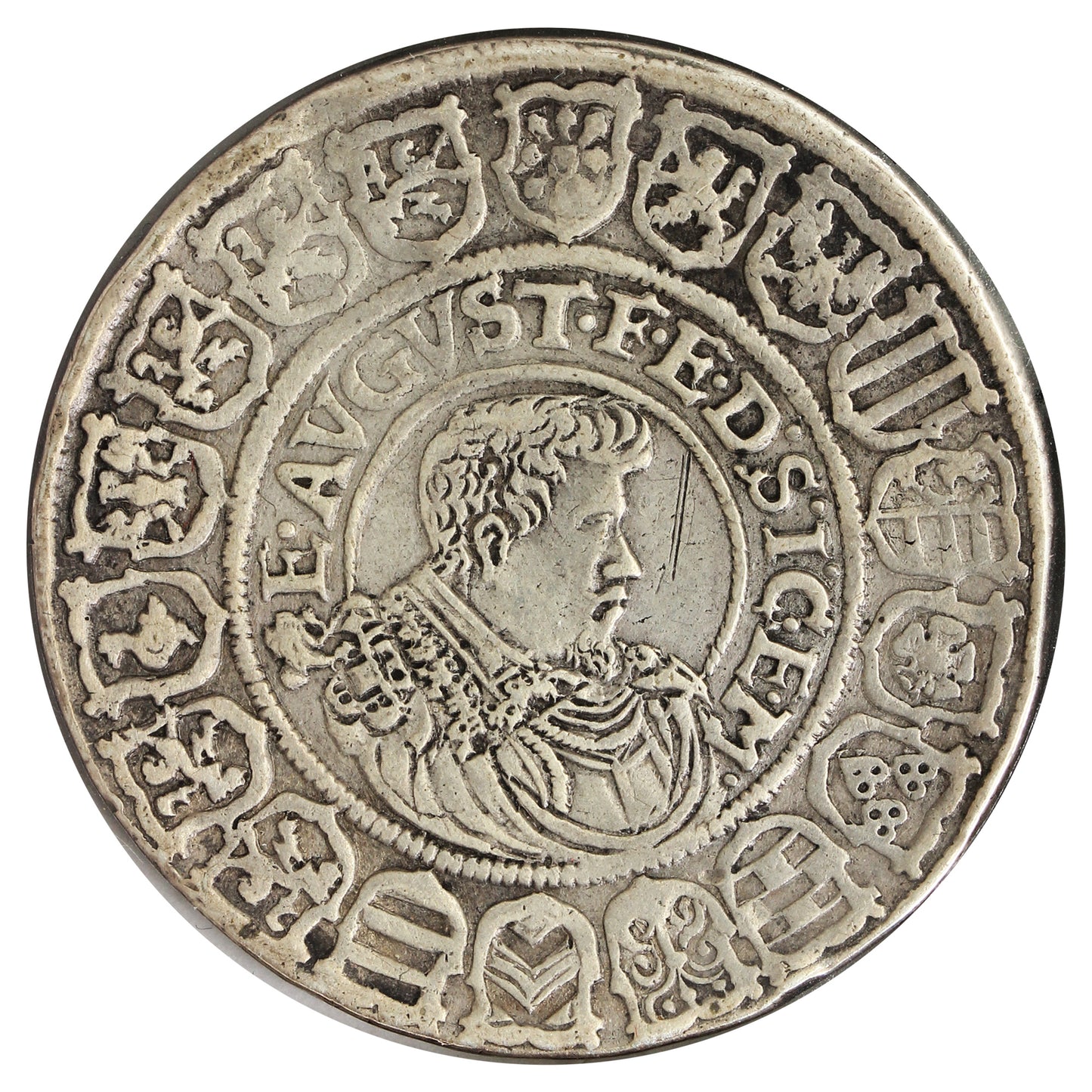German States 1612 Saxony-Albertine Thaler VF-EF (VF30) Impaired