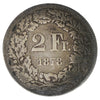 Switzerland 1878B 1/2 Franc Very Fine (VF20)