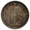 Switzerland 1882B 1/2 Franc Extra Fine (EF40) Toned